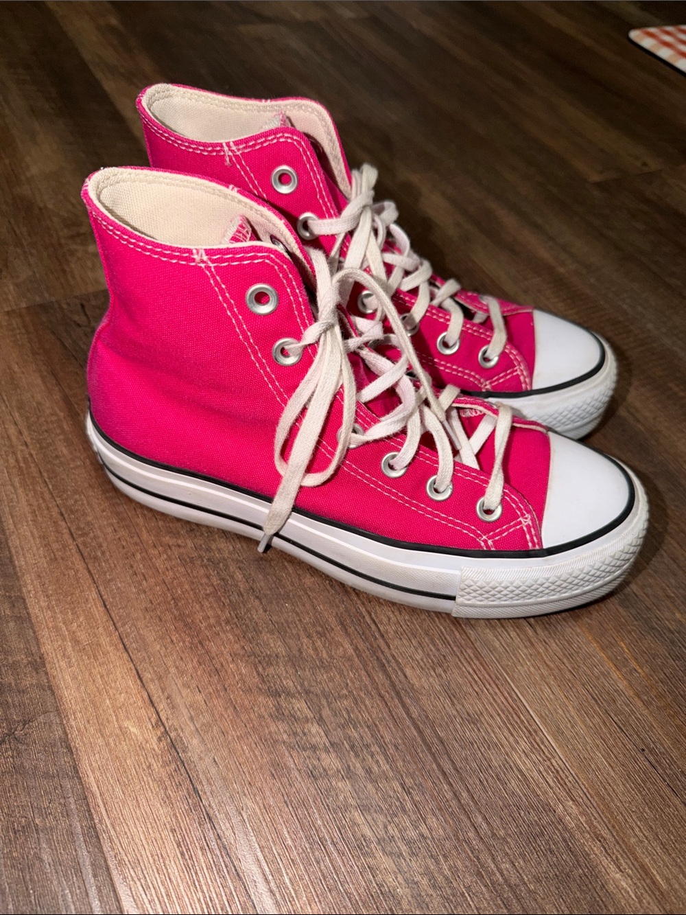 Converse Chuck Taylor All Star Lift Platform High Top Pink Womens 6